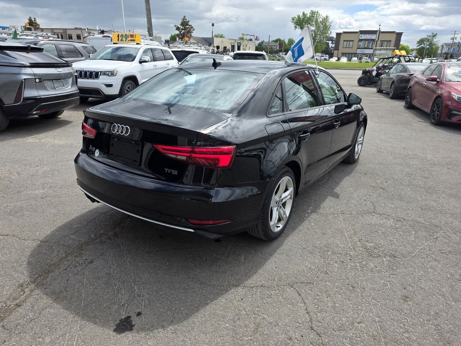 2018 Audi A3 berline 2018 Black