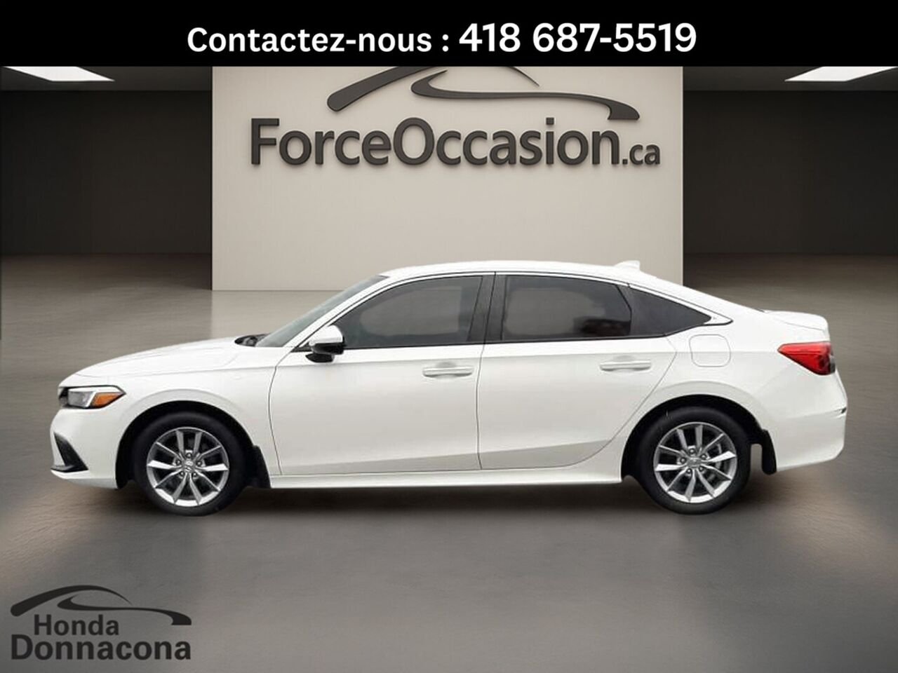 2023 Honda Civic White  - photo #7