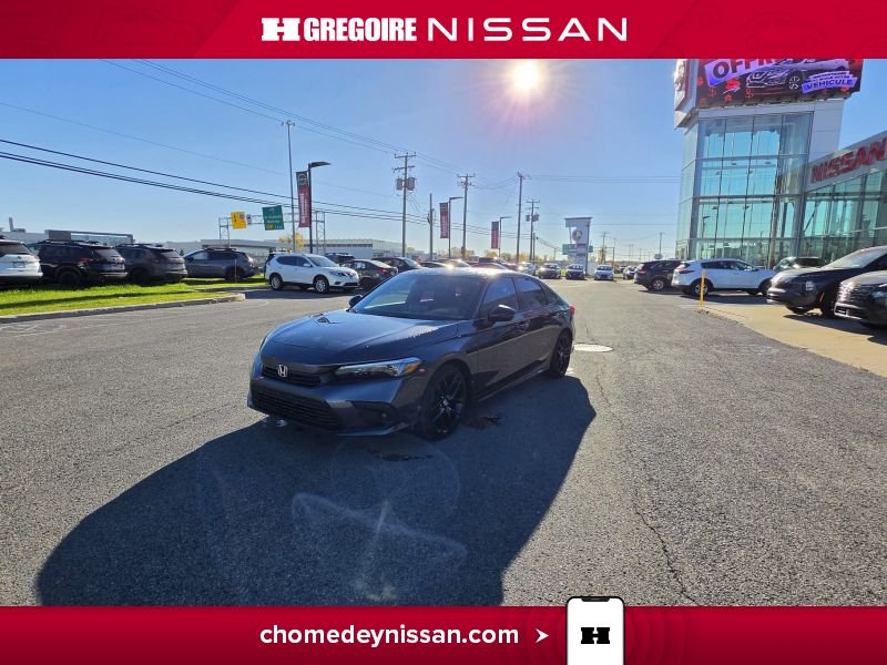 2022 Honda Civic Sport * Mag * Carplay * Bancs Chauffants * Caméra Grey
