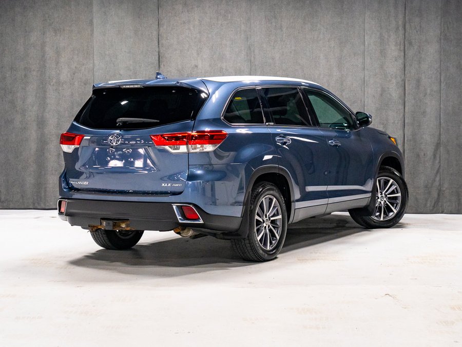 2019 Toyota Highlander XLE AWD CUIR TOIT OUVRANT Blue