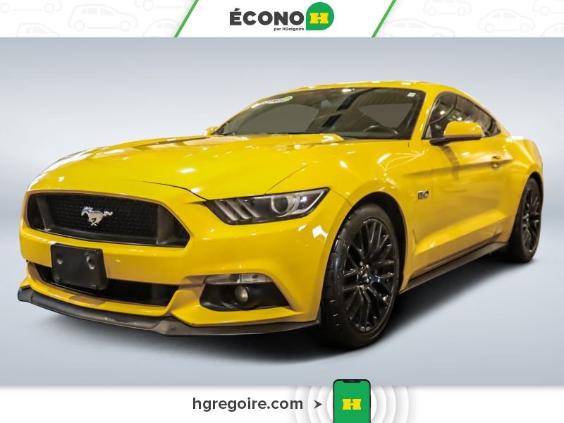 Ford Mustang GT GR ÉLEC A/C BLUETOOTH CAMÉRA MAGS 2015 Jaune