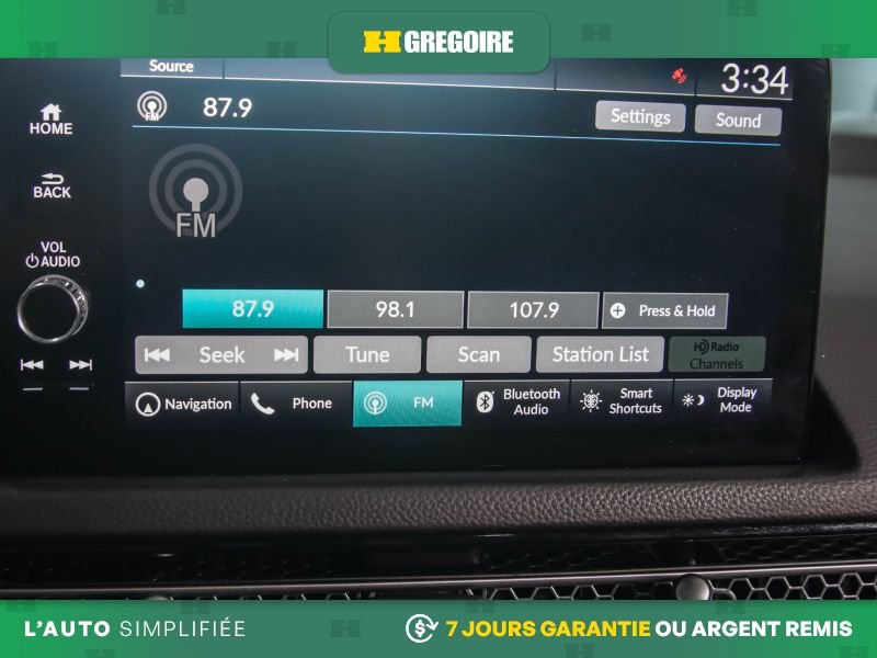 Honda Civic 821107 | Touring AUTO A/C MAGS CUIR TOIT NAV CAM RECUL BLUE 2024 Noir Laval - photo #11