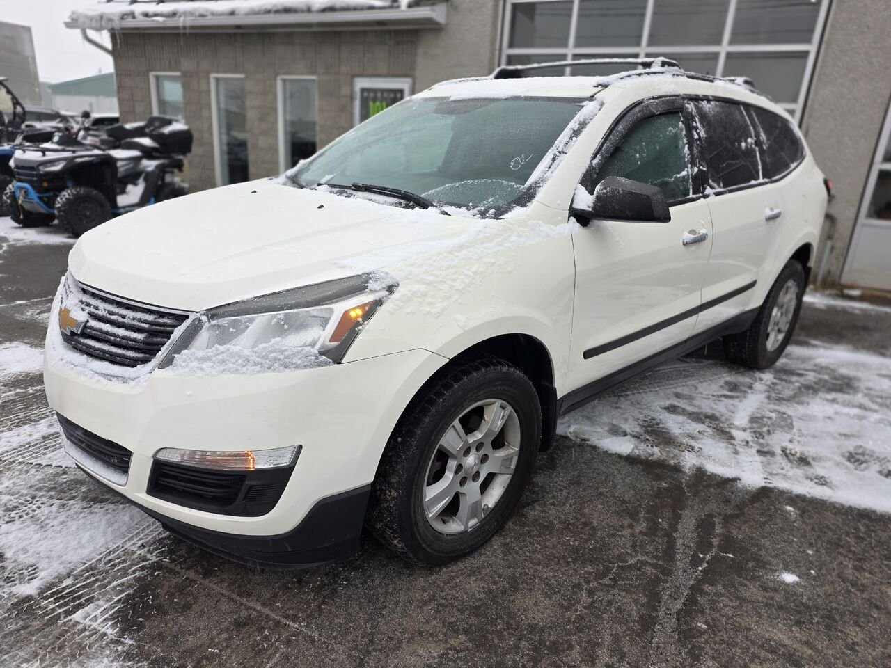 Chevrolet Traverse 2014 Blanc Longueuil, - photo #1