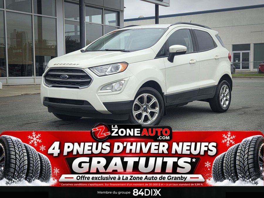 Ford EcoSport S AWD 100% approuvé! 2019 Blanc