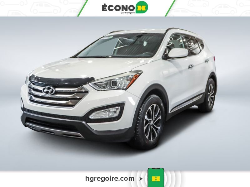 2016 Hyundai Santa Fe White Blainville - photo #2