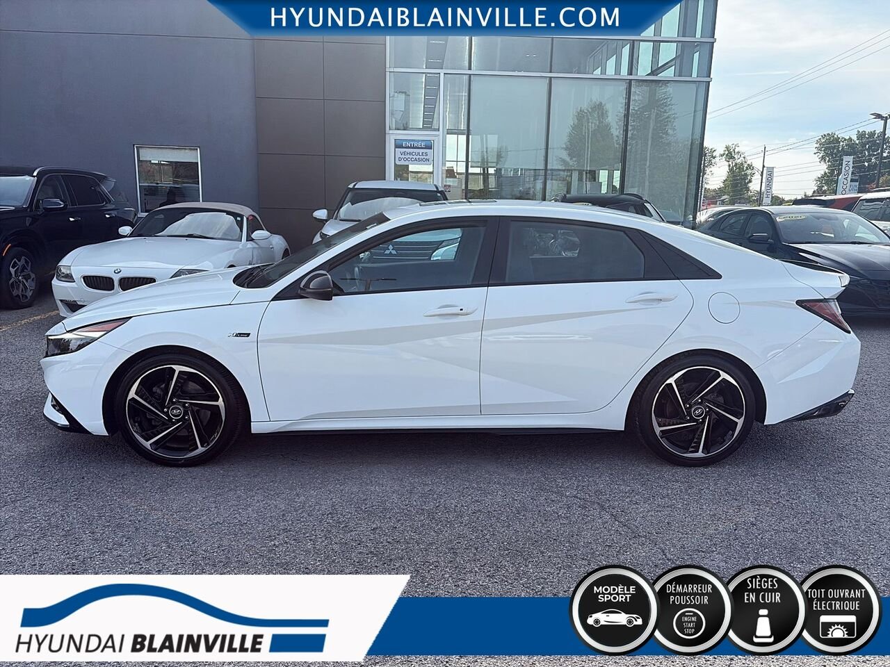 Hyundai Elantra 2023 Blanc Blainville - photo #6