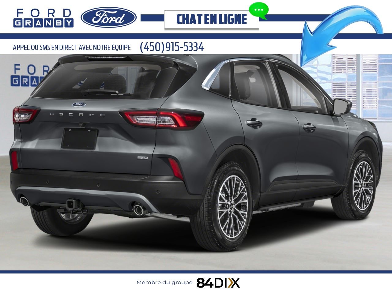 Ford Escape 2025 Gris carbonisé métallisé Granby - photo #2