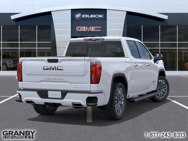 GMC Sierra 1500 K1500 SIERRA CREW CAB DENALI ULTIMATE S/BOX (5SB) 2026 BLANC GLACIER, TRIPLE COUCHE