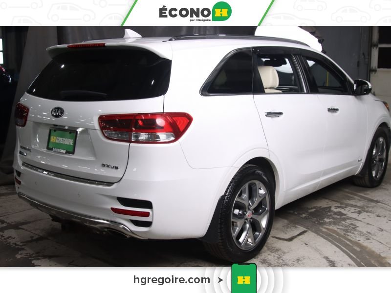 Kia Sorento 821931 | 3.3L SX AWD CUIR TOIT MAGS 7 PASSAGERS 2016 Blanc Laval - photo #6