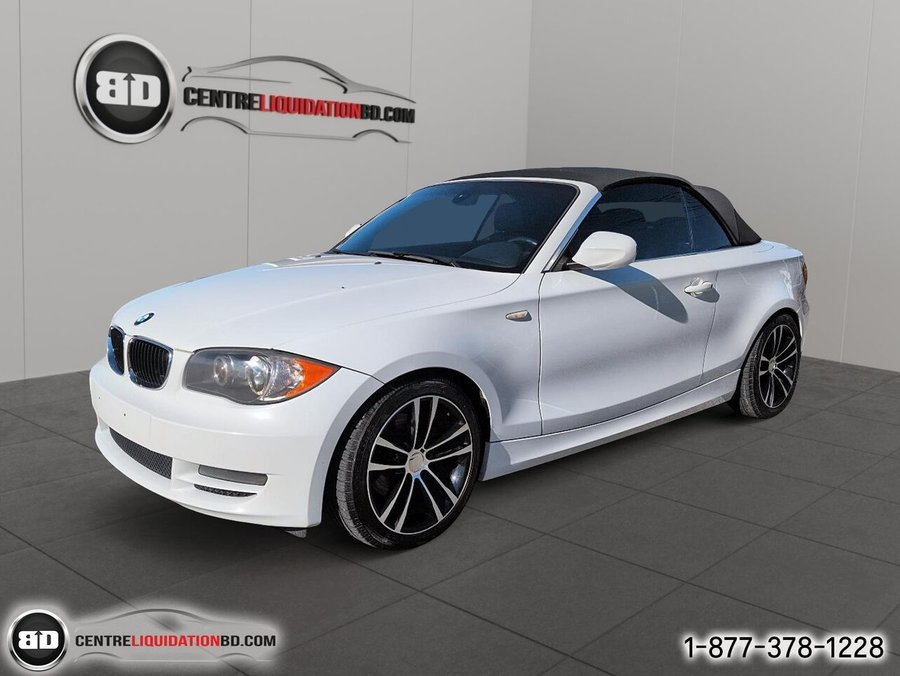 2011 BMW Série 1 Cabriolet 2 portes 128i White
