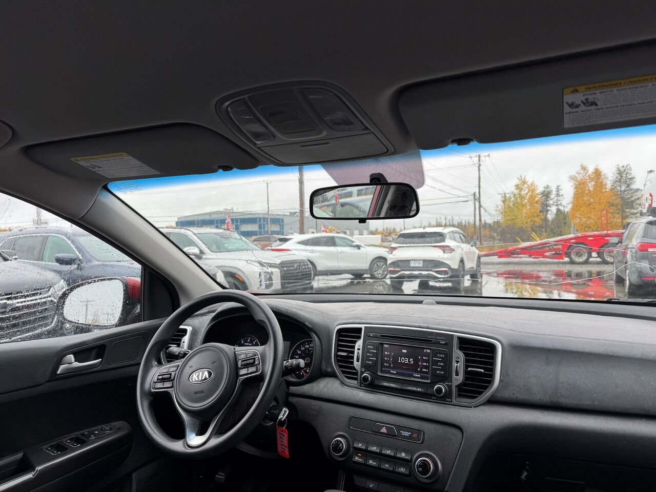 Kia Sportage LX 4 portes TI 2017 Rouge Val-d'Or - photo #2