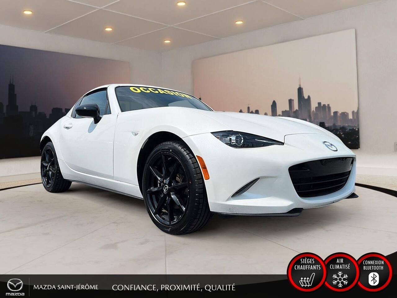 Mazda MX-5 RF 2023 Blanc Ste-Agathe des Monts - photo #3