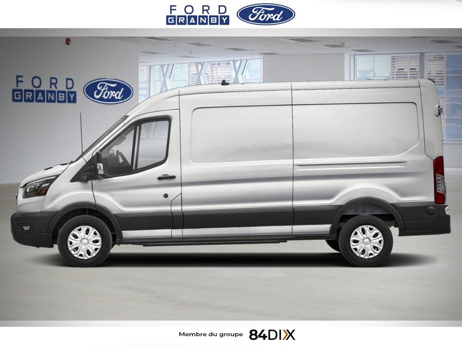 2025 Ford E-Transit Cargo Van Oxford White