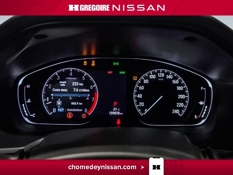 Honda Accord CL7288 | Touring * Cuir * Toit * Mag * Volant Chauffant 2018 Blanc Laval - photo #21