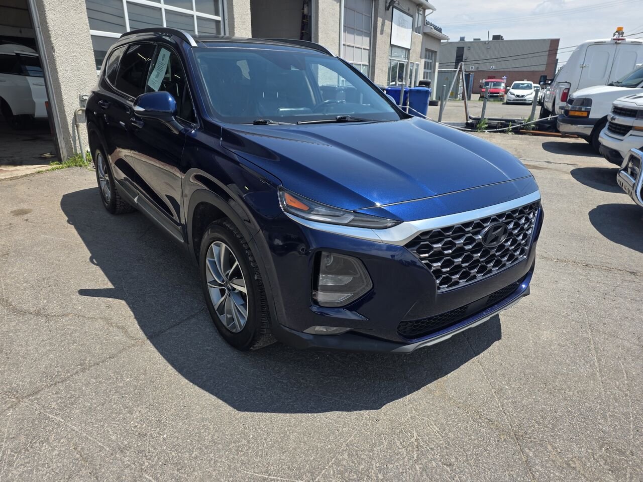 2020 Hyundai Santa Fe Blue  - photo #7