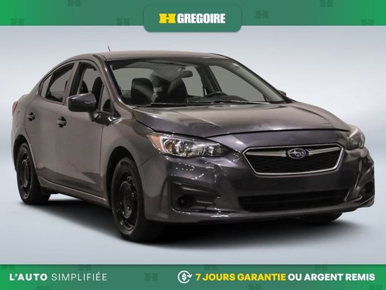 2019 Subaru Impreza Convenience AWD AUTO AC GR ELECT CAM RECUL BLEUTOO Grey