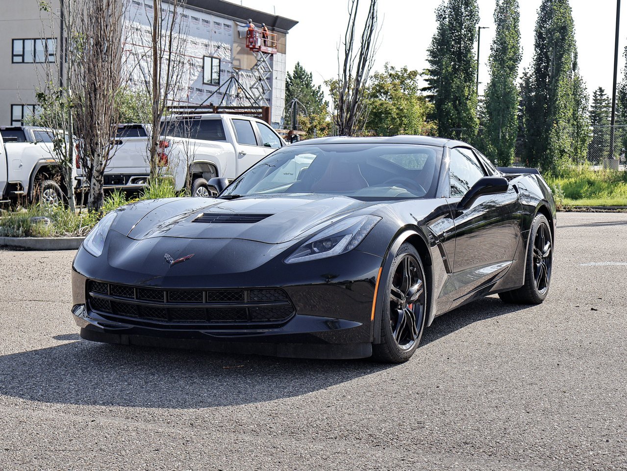 2017 Chevrolet Corvette 2dr Stingray Cpe w/1LT Black Sherwood Park - photo #3