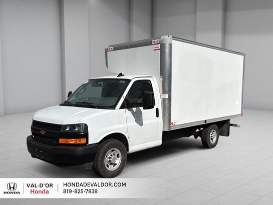 Chevrolet Fourgonnette commerciale tronquée Express 3500 fourgonnette 159 po 2025 Blanc