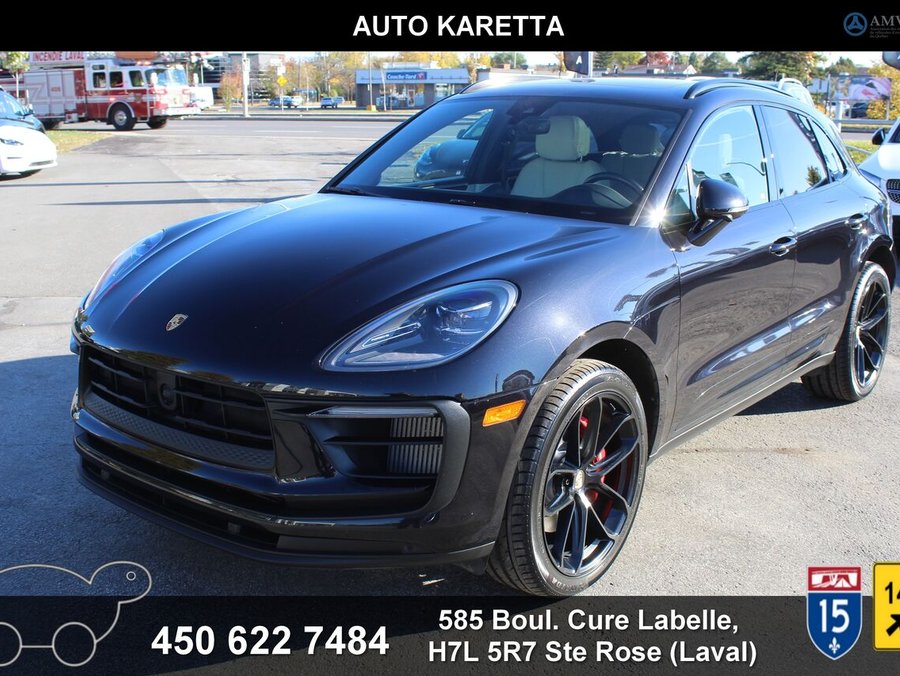 Porsche Macan MACAN S awd panoramic navigation sieges ventiles 2024 Noir