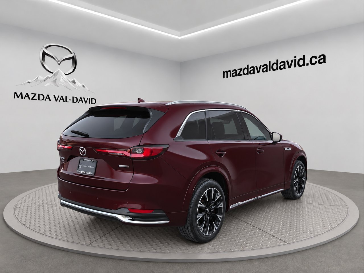 Mazda CX-90 hybride léger Signature 2026 Rouge artisanal métallisé Val-David - photo #5
