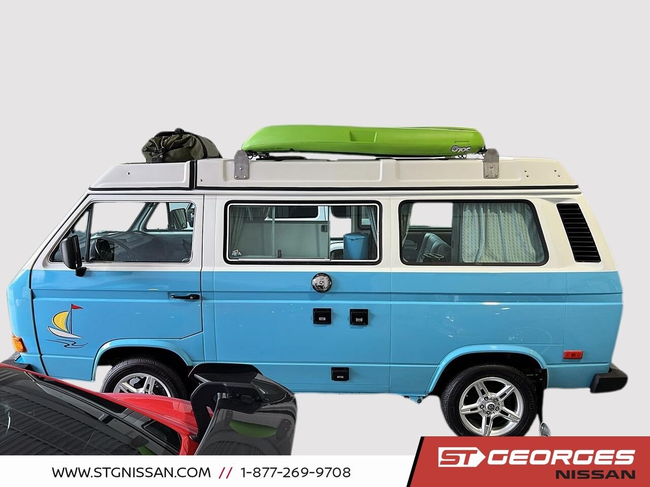 Volkswagen Vanagon 1987 Bleu Saint-Georges - photo #4