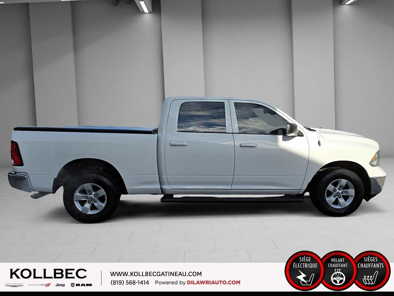 RAM 1500 SLT CrewCab 4x4 2022 Blanc Ottawa & Gatineau - photo #12