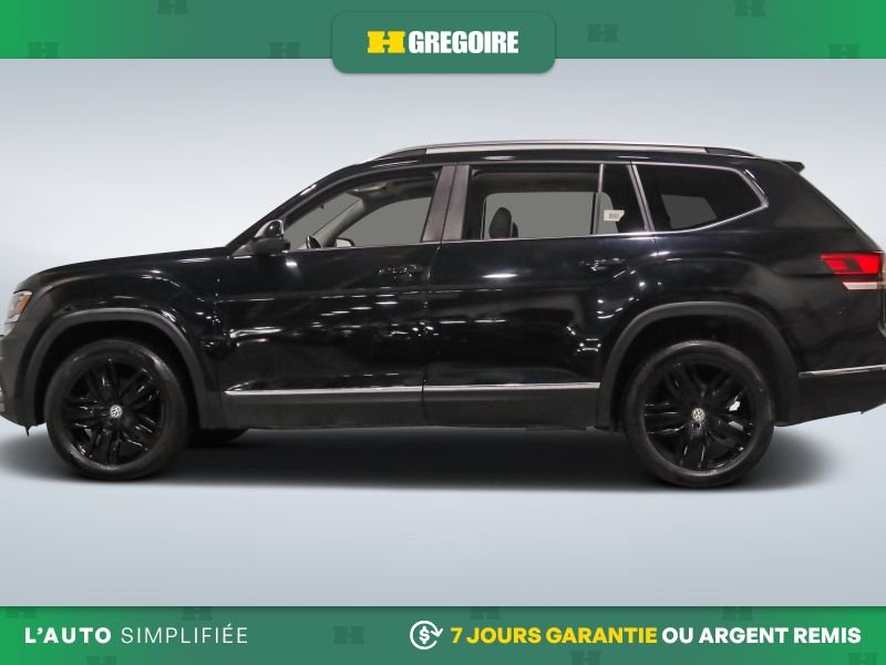 Volkswagen Atlas Highline AWD AUTO AC CUIR TOIT NAV MAGS CAM RECUL 2019 Noir