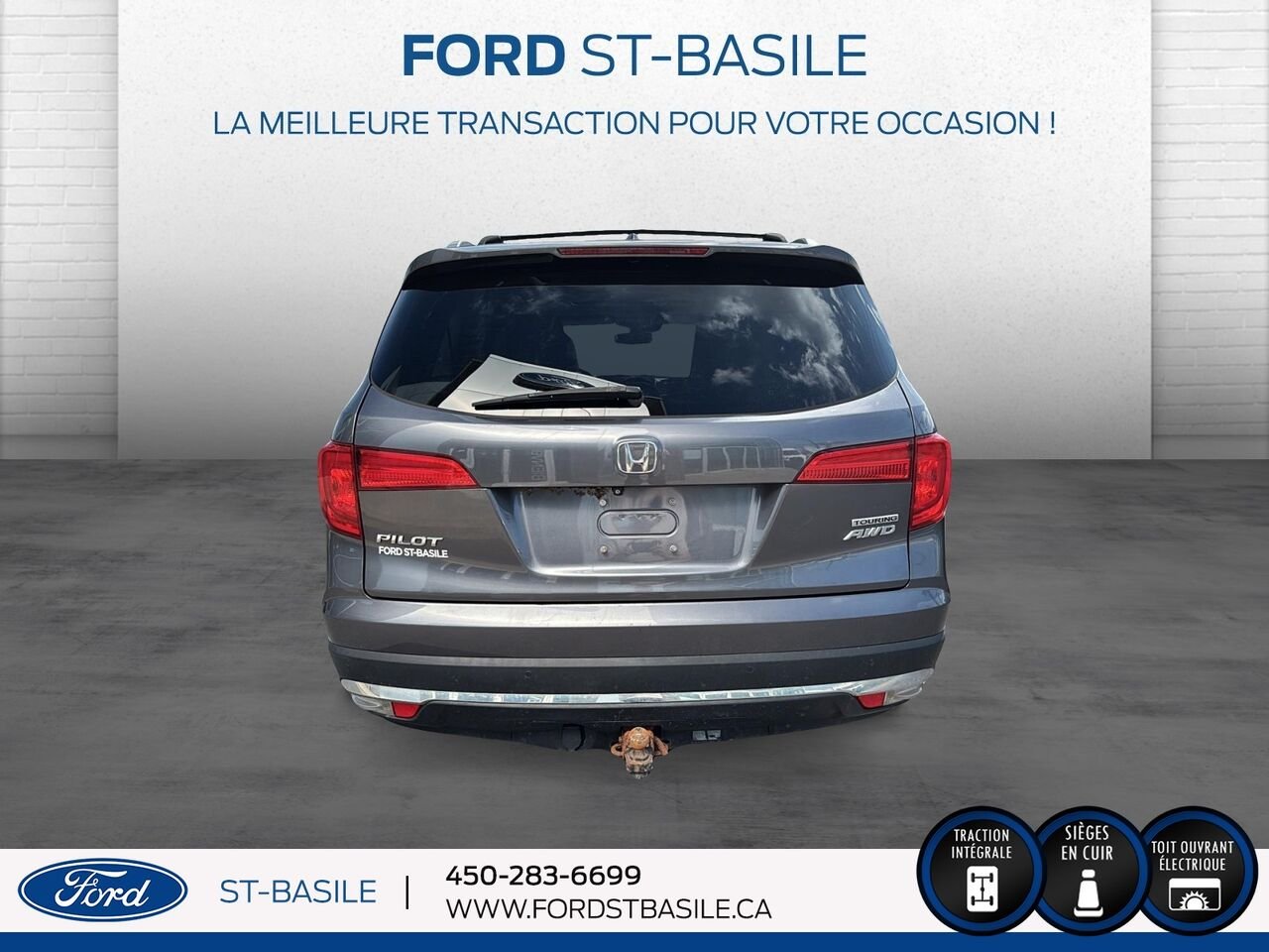 2016 HONDA PILOT Grey Saint-Basile-le-Grand - photo #6