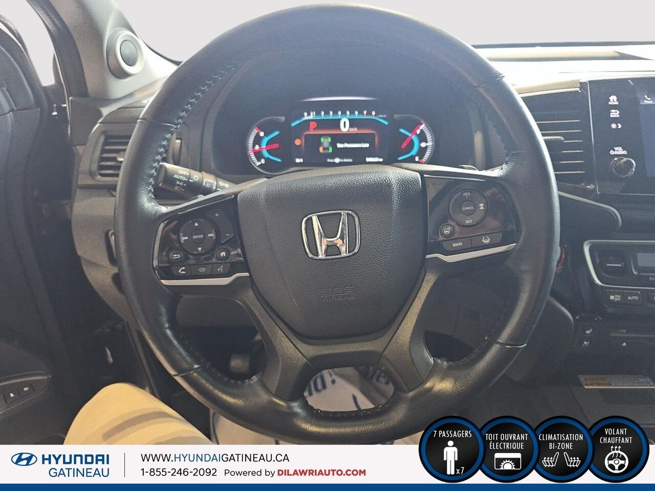 2021 Honda Pilot Touring 7 places TI*** cuir , navigation , bas millage *** Ottawa & Gatineau - photo #10