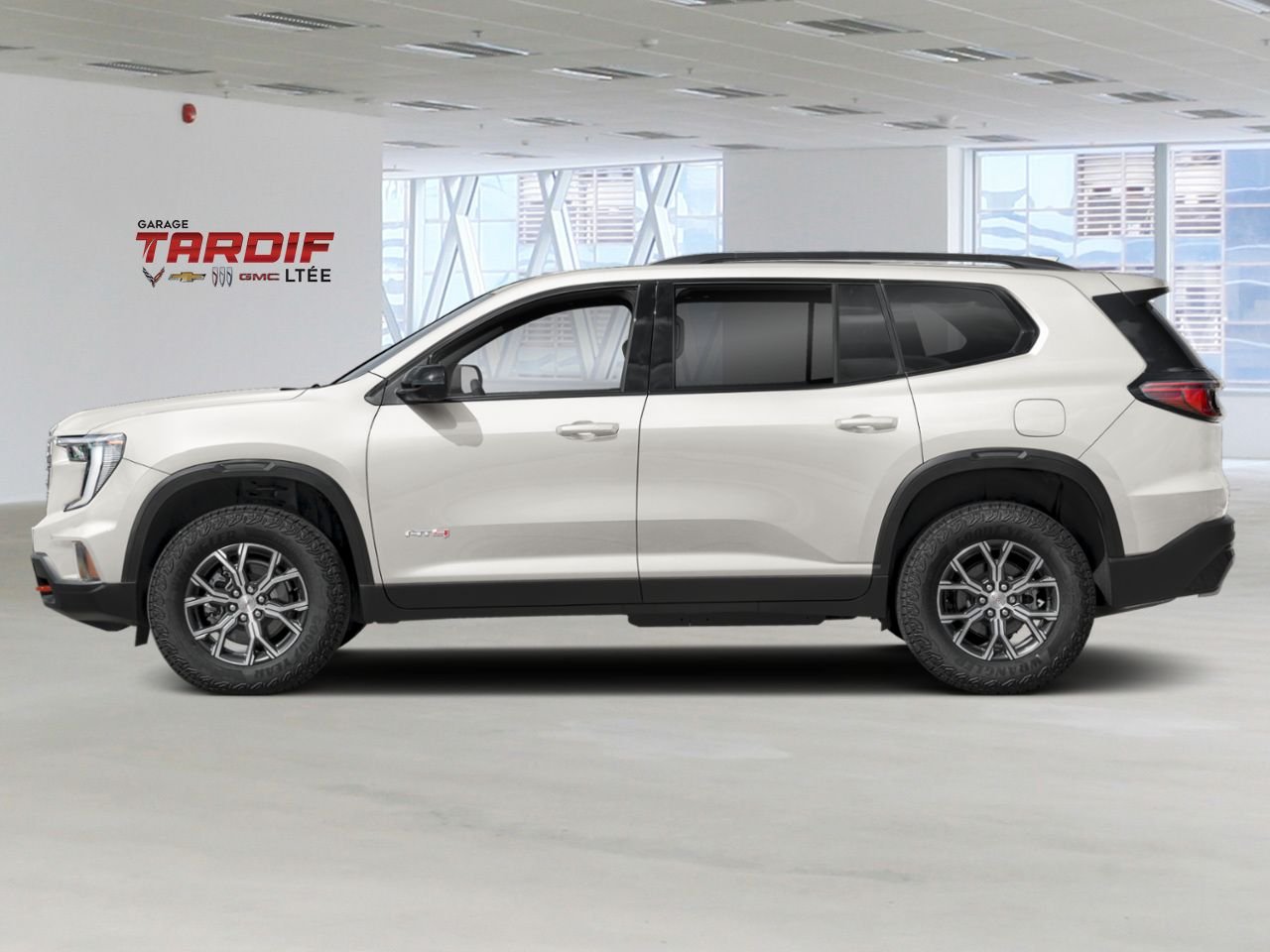 GMC Acadia AT4 4 portes TI 2027 Blanc glacier 3 couches Amos - photo #1