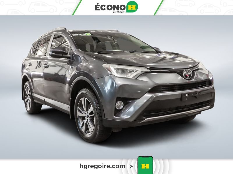 Toyota Rav 4 XLE AWD TOIT GR ÉLEC A/C BLUETOOTH CAMÉRA MAGS 2018 Gris
