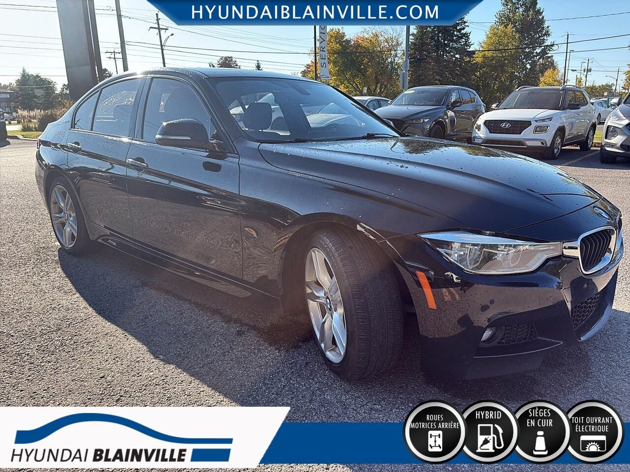 BMW Série 3 2018 Noir Blainville - photo #2