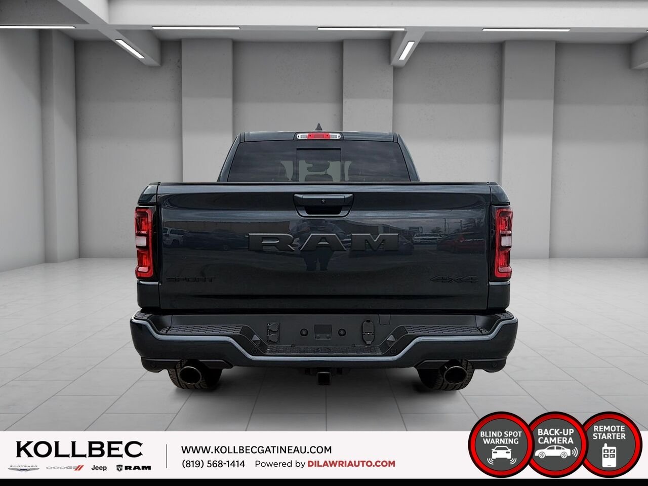 RAM 1500 261300 | Sport cabine d'équipe 4x4 caisse de 5 pi 7 po 2026 Bleu forgé métallisé Gatineau - photo #5