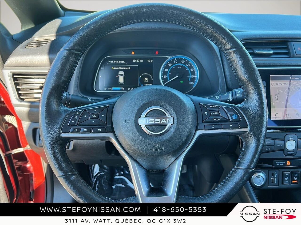 Nissan LEAF SV PLUS 2023 Rouge Ste-Foy - photo #11