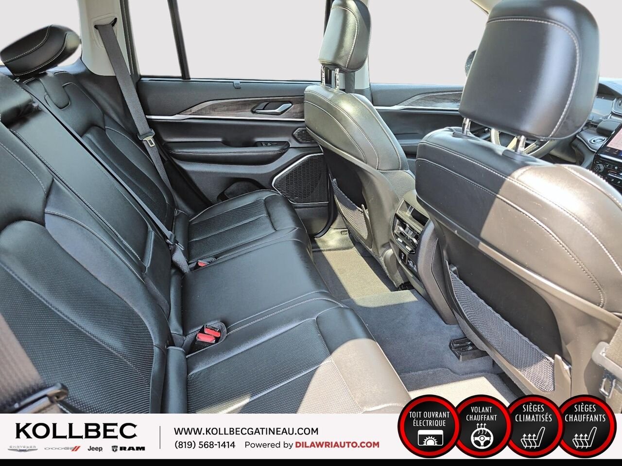 2023 JEEP GRAND CHEROKEE 26561 | Limited 4x4 Black Gatineau - photo #19