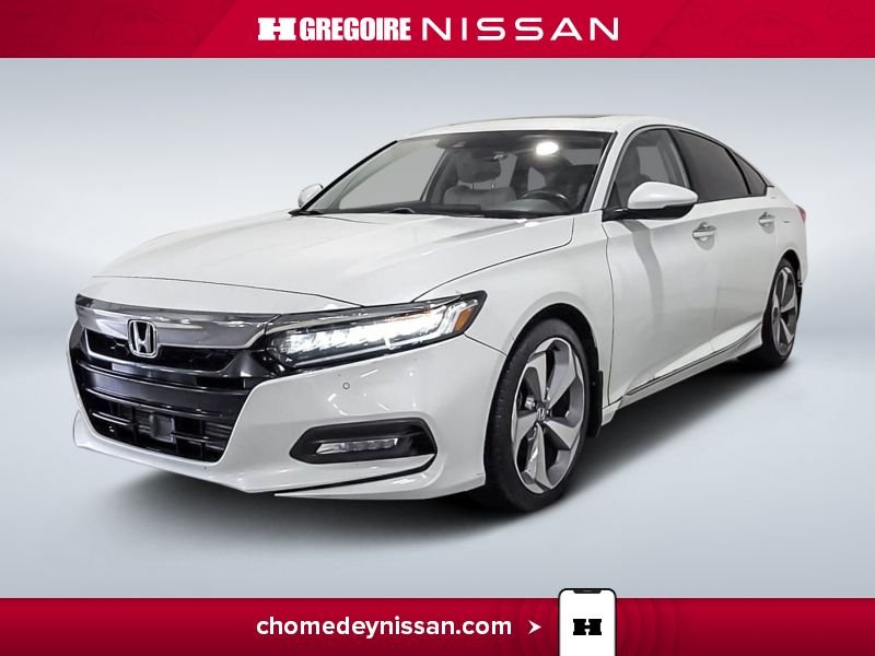 Honda Accord CL7288 | Touring * Cuir * Toit * Mag * Volant Chauffant 2018 Blanc Laval - photo #2