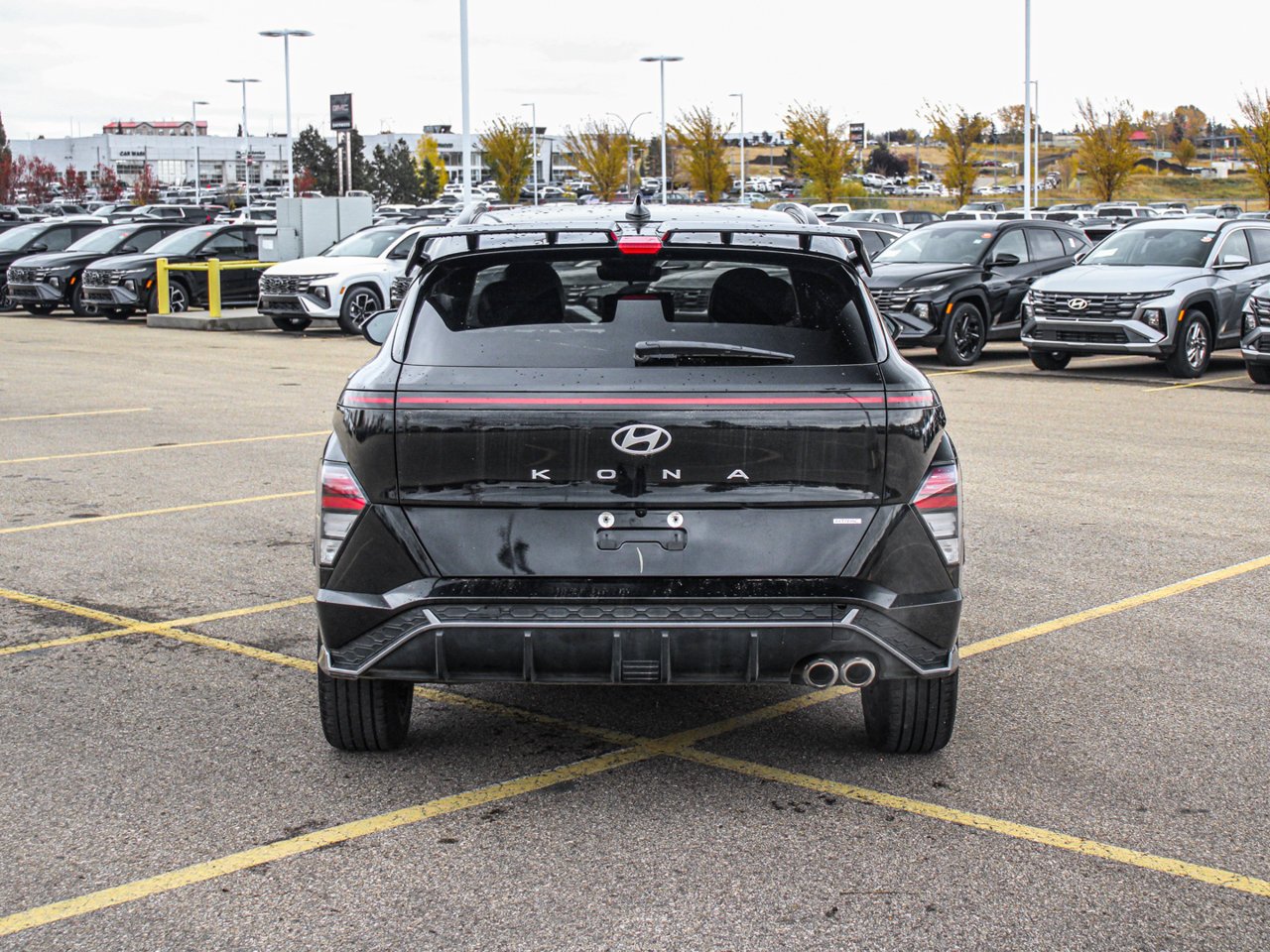 2024 Hyundai Kona 1.6T N Line AWD Black Sherwood Park - photo #6