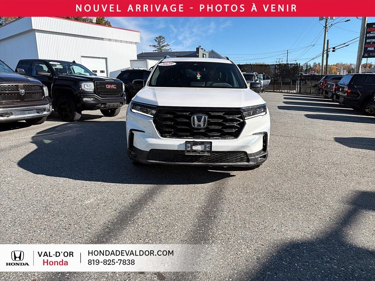 Honda Pilot Sport AWD 2025 Blanc Val-d'Or - photo #2