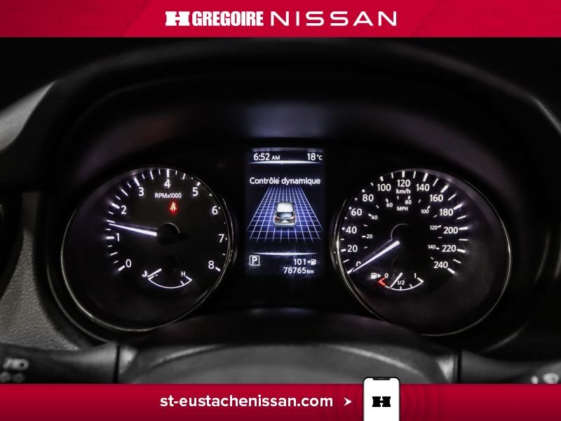 Nissan Qashqai SR4892 | S AUTOMATIQUE CLIMATISATION BAS KILOMETRAGE 2018 Gris Laval - photo #16