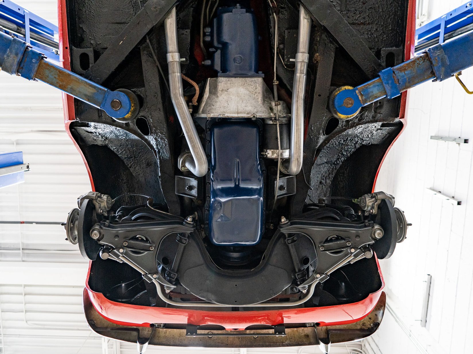 Sunbeam Tiger Unrestored with single repaint **PRIX EN USD** 1967 Rouge Montréal - photo #88