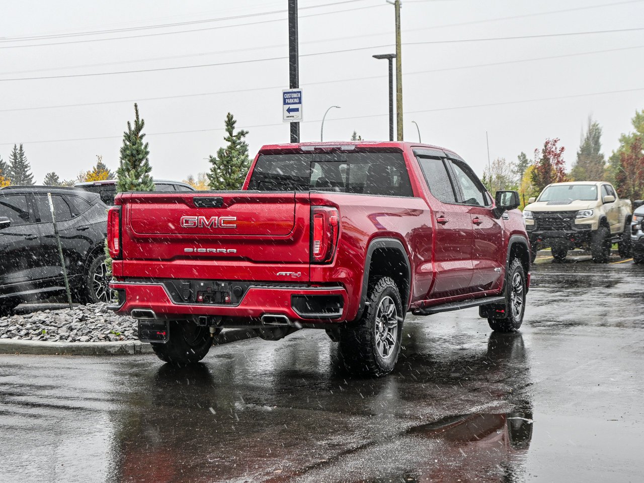 2024 GMC Sierra 1500 4WD Crew Cab 147 AT4 Red Sherwood Park - photo #12