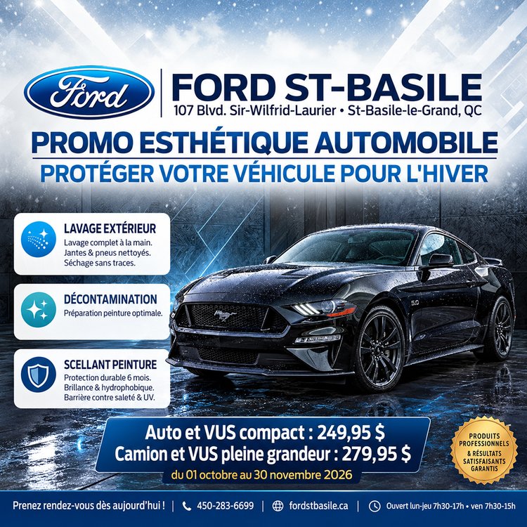 Ford St Basile Winter Care Promo
