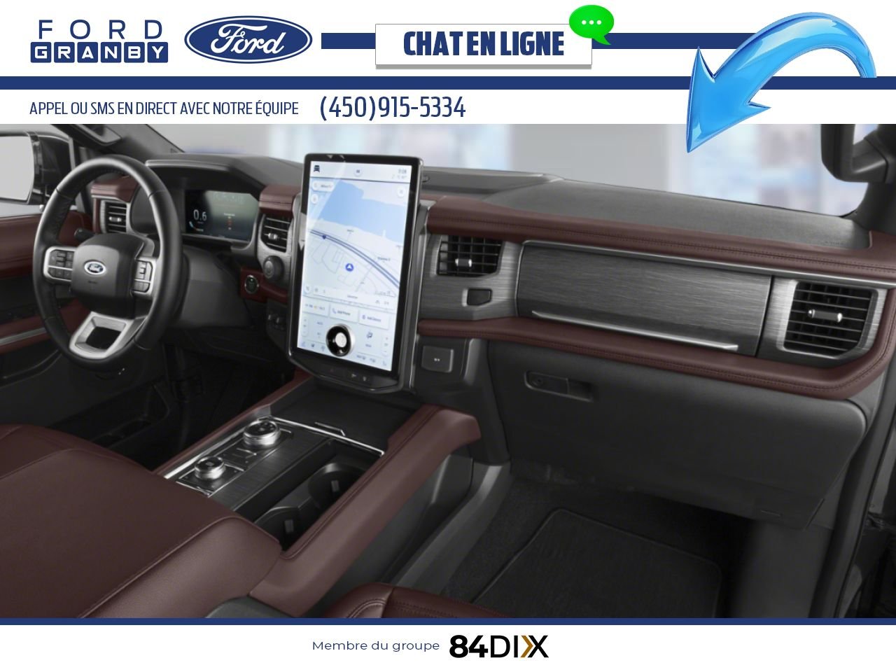 Ford Expedition 2022 Noir agate Granby - photo #12