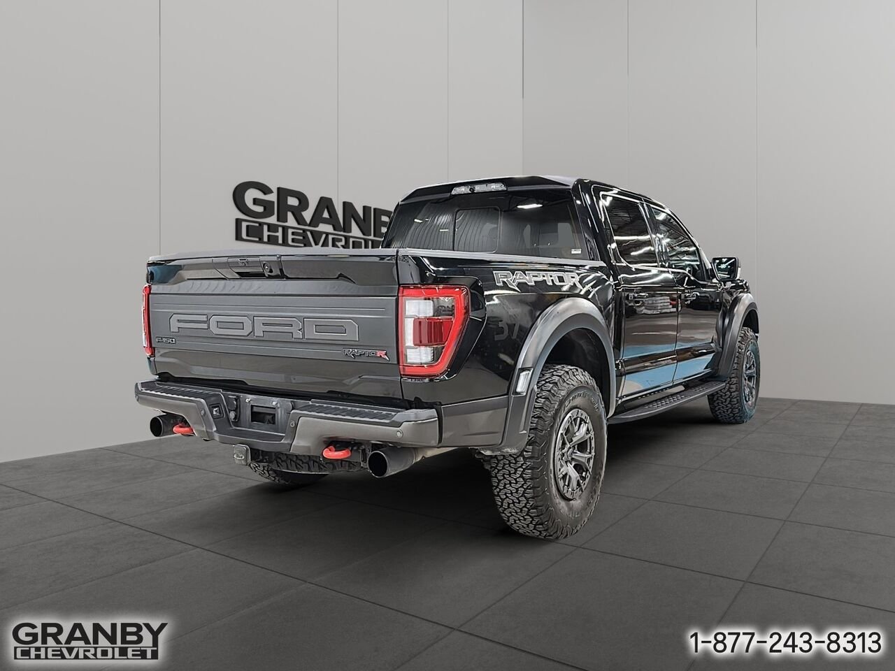 2021 Ford F-150 Raptor SuperCrew 4RM caisse de 5,5 pi | 26-0610A Black Granby - photo #4