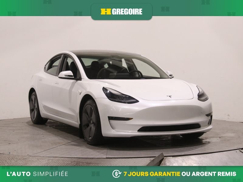 2021 Tesla Model 3 White Laval - photo #0