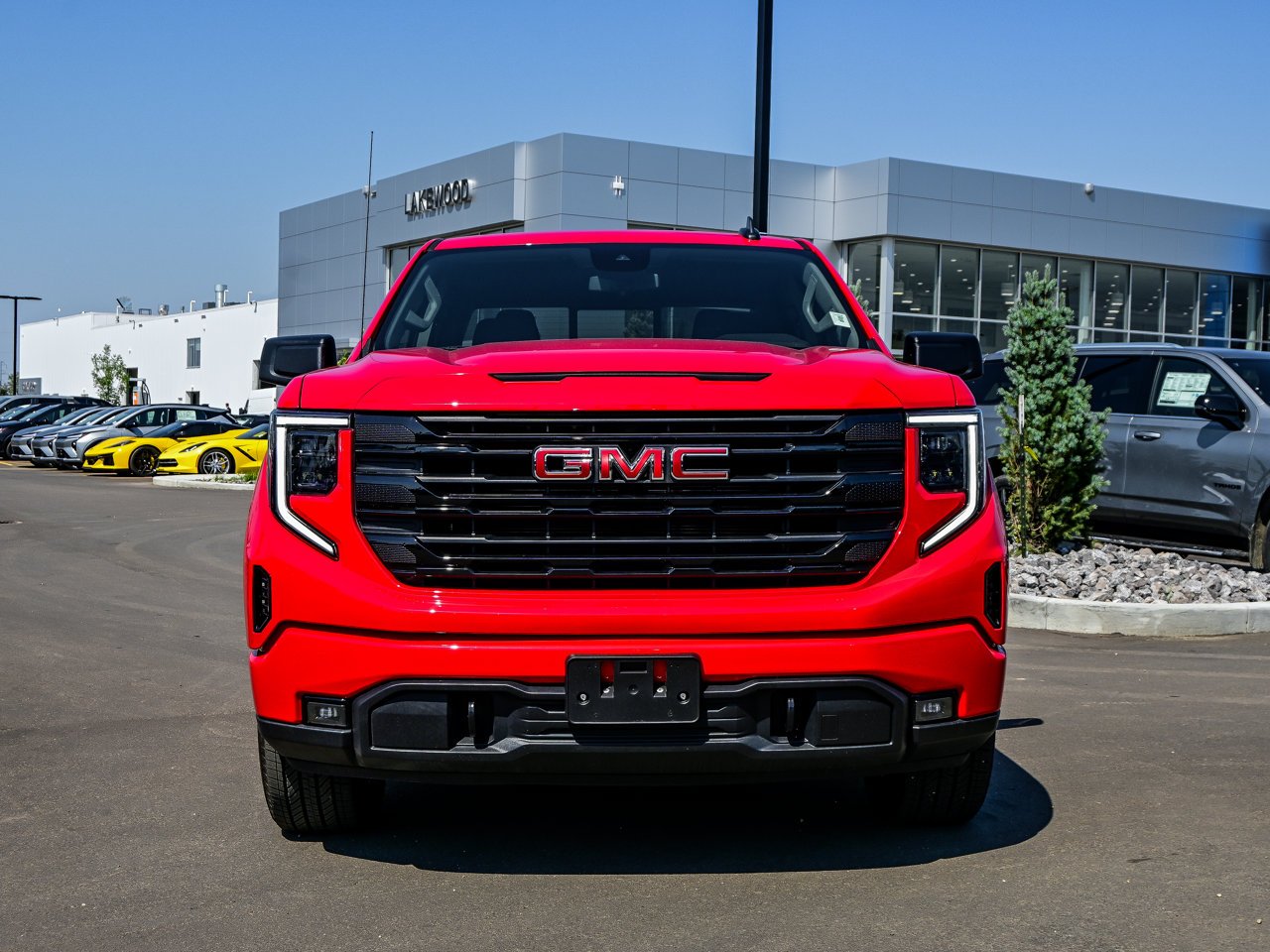 2025 GMC Sierra 1500 4WD Crew Cab 147 Elevation Red Sherwood Park - photo #2