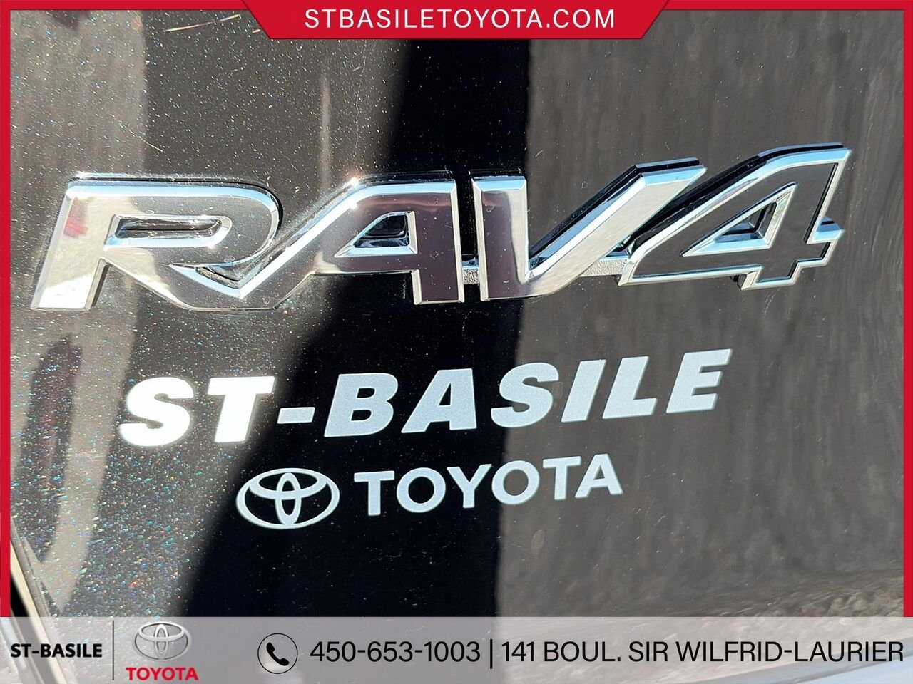 2025 TOYOTA RAV4 Midnight Black Metallic Saint-Basile-le-Grand - photo #5