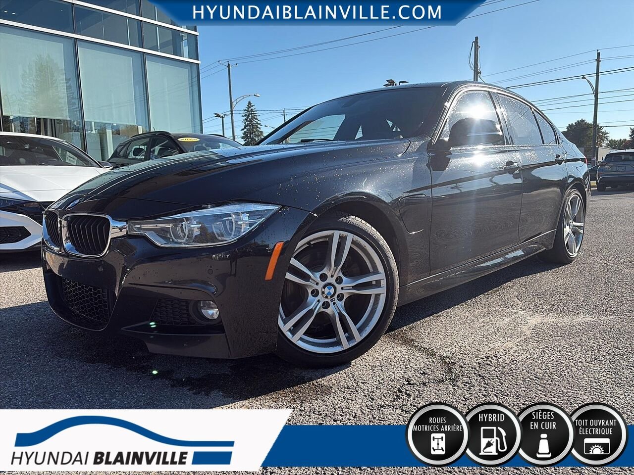 BMW Série 3 2018 Noir Blainville - photo #0