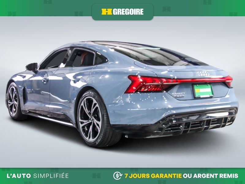 Audi e-tron GT AWD AUTO A/C MAGS CUIR TOIT NAV CAM RECUL 2022 Gris
