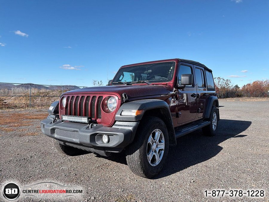 Jeep Wrangler Unlimited Sport S 4x4 2022 Rouge